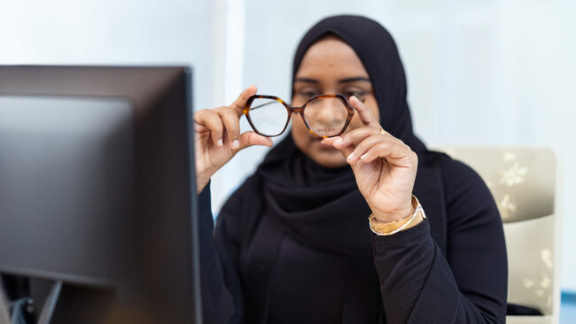 Navigating sudden changes in vision